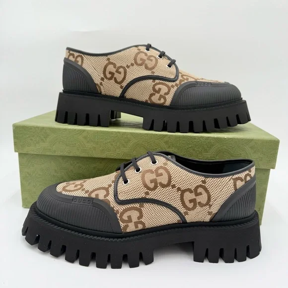 Gucci | Shoes | Gucci Maxi Supreme Lug Chunky Sole Derby Big  display picture 2